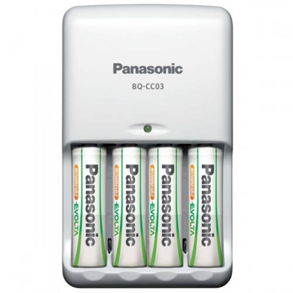 Panasonic Pokročilá nabíjačka batérií Panasonic K-KJ17 + 4xAA, 1900mAh